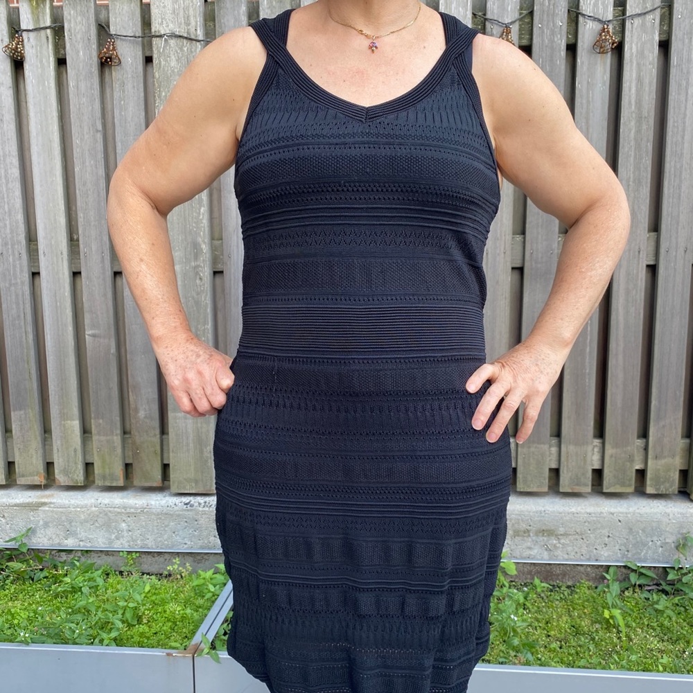 little black Cache dress